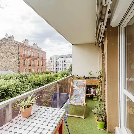 Nice 61M With Nice Terrace Near Paris! * Pantin